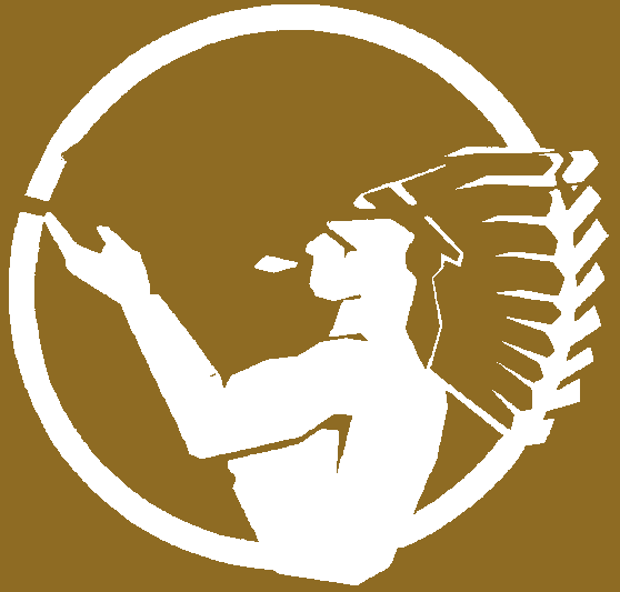 IMAGE OF AN INDIAN CHEIF IN A CIRCLE